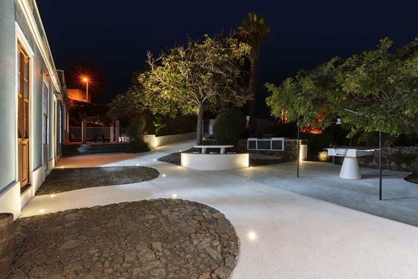 Abendstimmung, The El Paso, Finca La Palma mit Pool Abendstimmung, The El Paso, Finca La Palma mit Pool