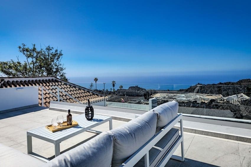 Dachterrasse, Villa Veni, Ferienhaus Tazacorte, La Palma Dachterrasse, Villa Veni, Ferienhaus Tazacorte, La Palma