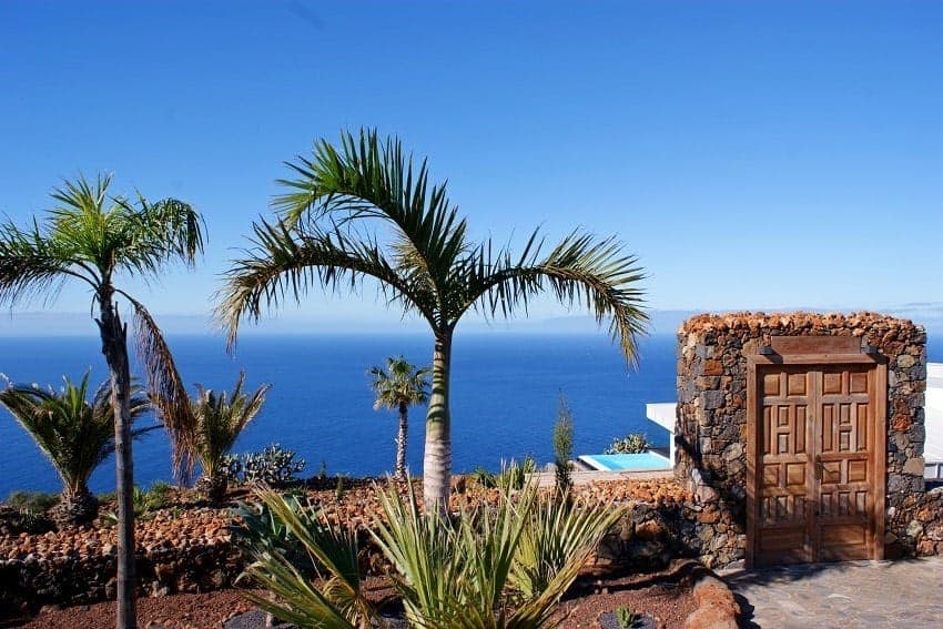 Eingang, Villa Perla del Mar, Villa Puntagorda Eingang, Villa Perla del Mar, Villa Puntagorda
