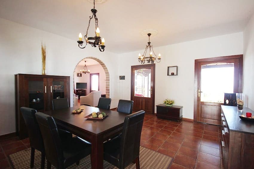 Essbereich, Villa Capricho, Großes Ferienhaus La Palma Essbereich, Villa Capricho, Großes Ferienhaus La Palma