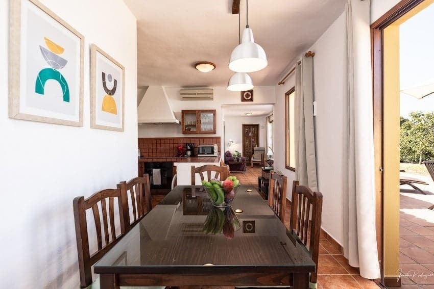 Dining Table, Casa El Salto, Holiday Home Los Llanos with Private Pool