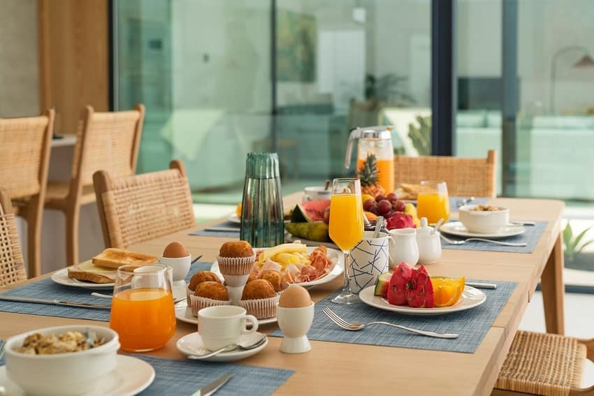 Esstisch, Villa Taboire A, Ferienhaus Lanzarote Esstisch, Villa Taboire A, Ferienhaus Lanzarote