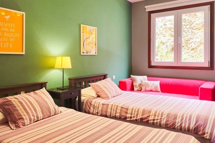 Ferienhaus La Palma, Schlafzimmer, Einzelbetten, Villa Torres Ferienhaus La Palma, Schlafzimmer, Einzelbetten, Villa Torres