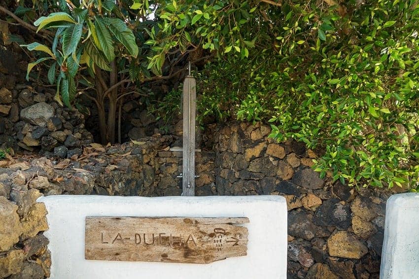 Finca Esperanza, Außendusche, Finca La Palma Finca Esperanza, Außendusche, Finca La Palma