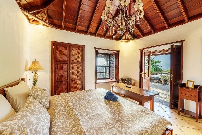 Finca Esperanza, Schlafzimmer, Ferienhaus La Palma Finca Esperanza, Schlafzimmer, Ferienhaus La Palma