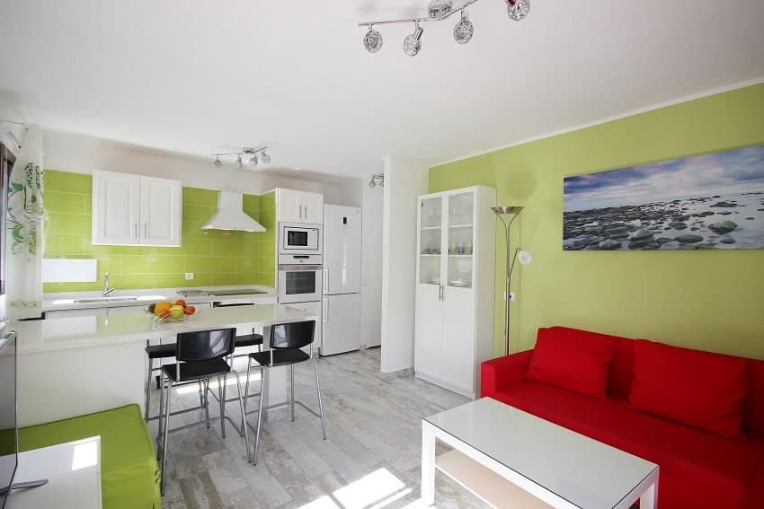 Kitchen, Apartment Verode, Puerto Naos Holiday Flat