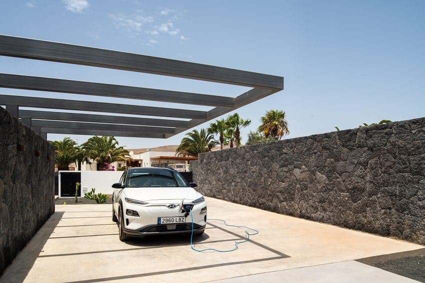 Parkplatz, Villa Avasarala, Lanzarote Villa mit Pool Parkplatz, Villa Avasarala, Lanzarote Villa mit Pool