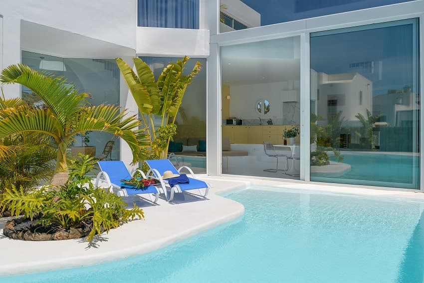 Pool, Suite Chic Deluxe, Ferienwohnung Lanzarote Pool, Suite Chic Deluxe, Ferienwohnung Lanzarote