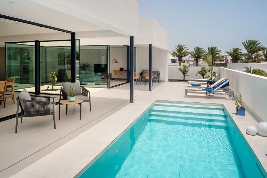 Pool, Villa Taboire A, Ferienhaus Lanzarote Pool, Villa Taboire A, Ferienhaus Lanzarote