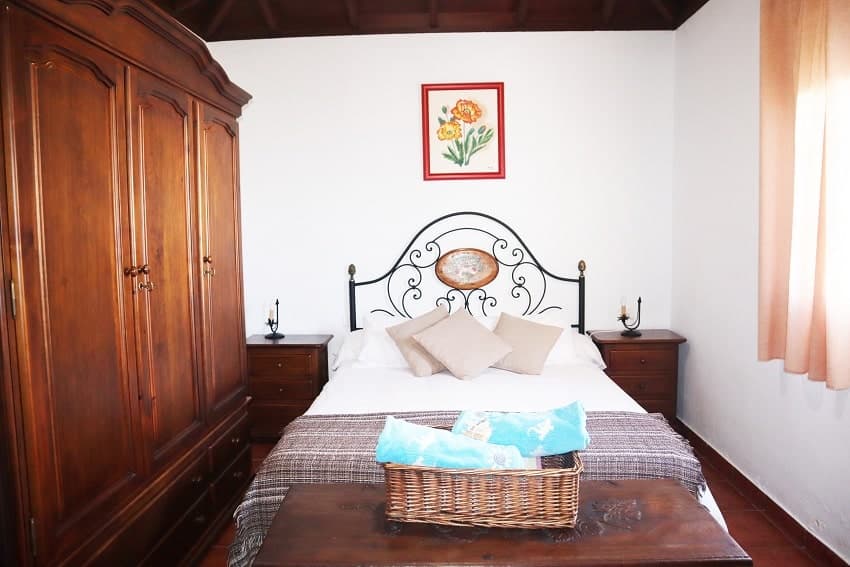 Bedroom, Casa Herminia, Holiday House with Pool Puntagorda, La Palma Bedroom, Casa Herminia, Holiday House with Pool Puntagorda, La Palma