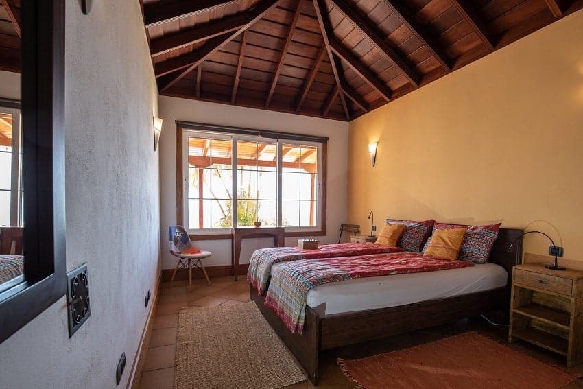 Dormitorio, Casa Ocanto, Casa Rural La Palma, Tijarafe Dormitorio, Casa Ocanto, Casa Rural La Palma, Tijarafe