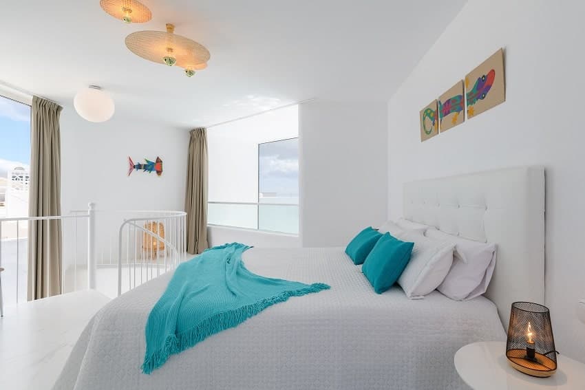 Schlafzimmer, Suite Chic Deluxe, Ferienwohnung Lanzarote Schlafzimmer, Suite Chic Deluxe, Ferienwohnung Lanzarote