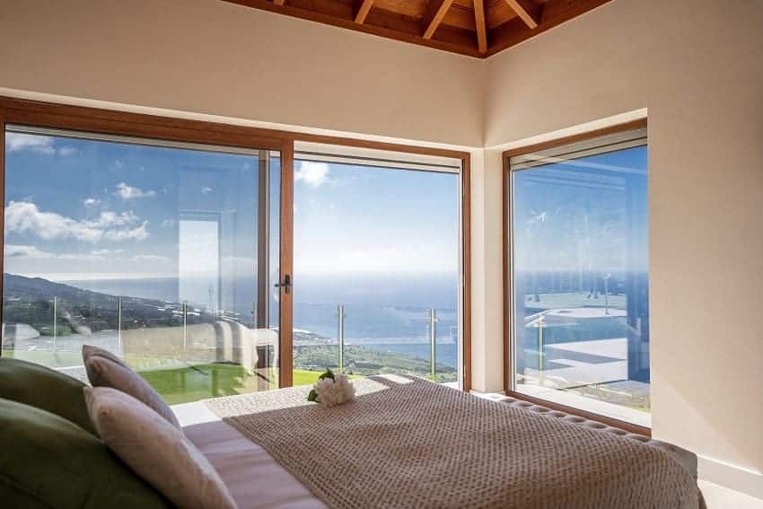 Dormitorio con Vista al Mar, Villa Marajá, Casa Rural La Palma Canarias Dormitorio con Vista al Mar, Villa Marajá, Casa Rural La Palma Canarias