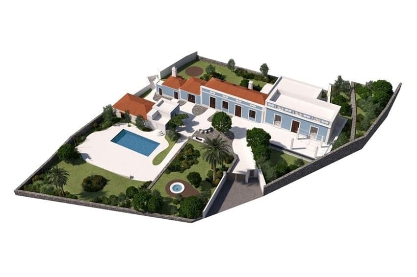 Skizze, The El Paso, Finca La Palma mit Pool Skizze, The El Paso, Finca La Palma mit Pool