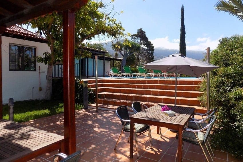 Terrace, Casa La Grenadina, Holiday House with Pool La Palma