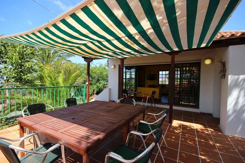 Terrace, Casa La Grenadina, Holiday House with Pool La Palma