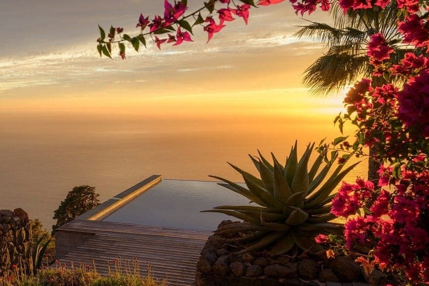 Villa El Cielo, Sonnenuntergang, Infinity-Pool, Villa La Palma Villa El Cielo, Sonnenuntergang, Infinity-Pool, Villa La Palma