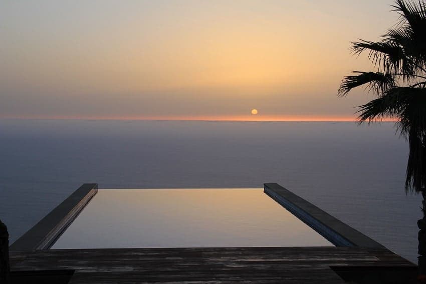 Villa El Cielo, Sonnenuntergang, La Palma Luxus Ferienhaus Villa El Cielo, Sonnenuntergang, La Palma Luxus Ferienhaus