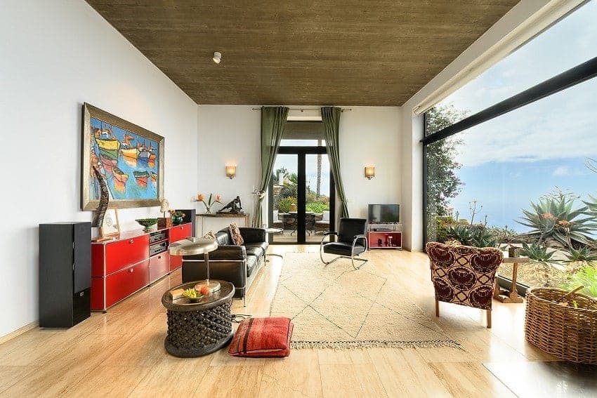 Villa El Cielo, Wohnbereich, La Palma Luxus Ferienhaus Villa El Cielo, Wohnbereich, La Palma Luxus Ferienhaus