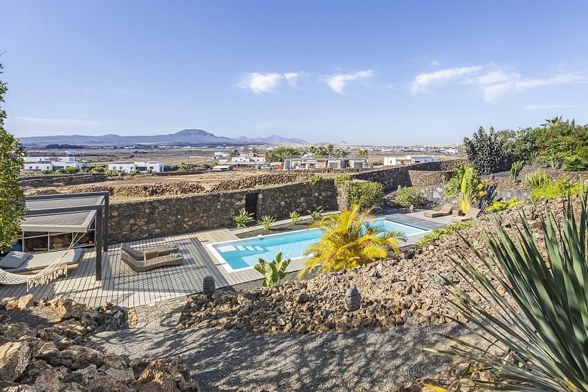 Villa Odo, Poolbereich, Villa Fuerteventura Villa Odo, Poolbereich, Villa Fuerteventura