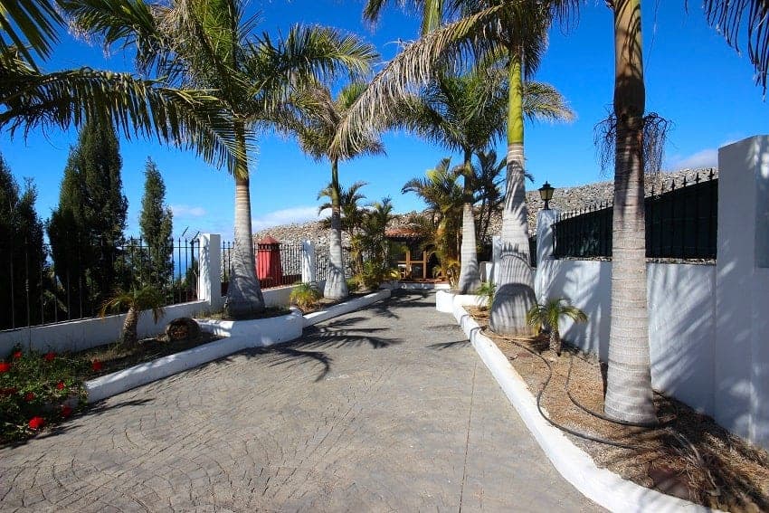Weg zum Barbeque, Villa Capricho, Großes Ferienhaus La Palma Weg zum Barbeque, Villa Capricho, Großes Ferienhaus La Palma