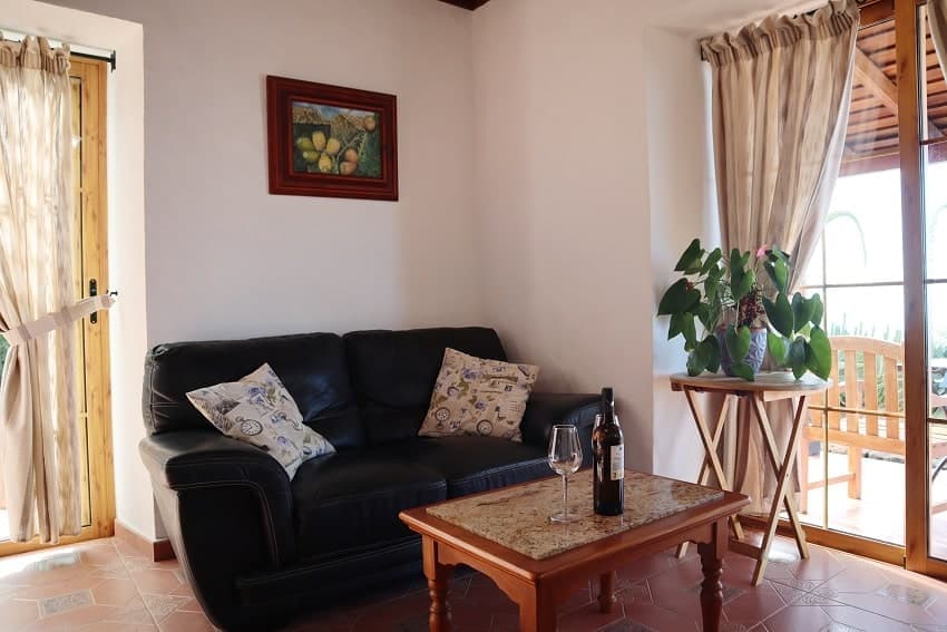 Living Area, Casa Las Gemelas, Holiday Rental with Pool La Palma