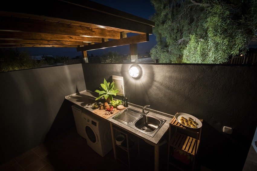 Outdoor Kitchen, Villa Alcalde, Villa Lanzarote