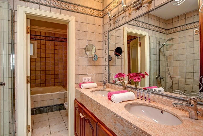 Bathroom, Villa Risco, Holiday Home Lanzarote