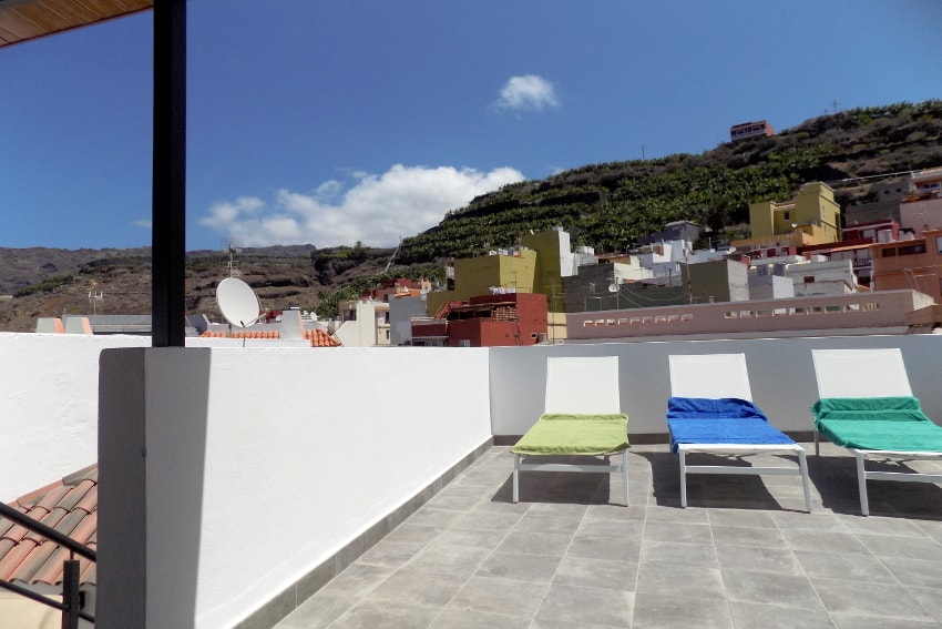 Spain - Canary Islands - La Palma - Tazacorte - Casa Maria - Roof terrace with a view