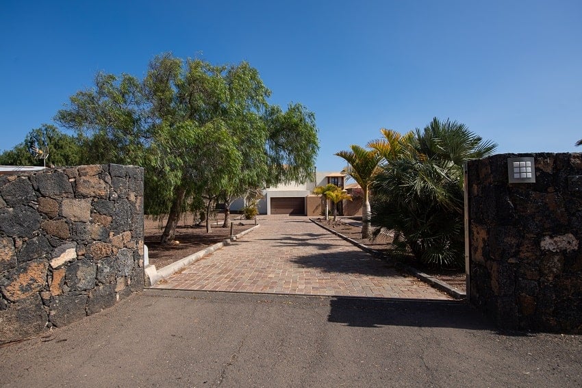 Einfahrt, Villa Atlanntes, Villa Fuerteventura