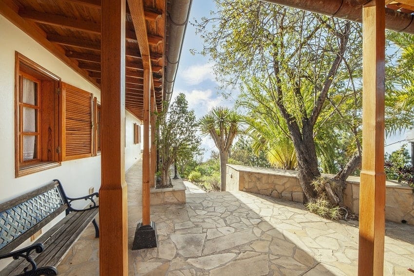 Entrance, Country House Tijarafe, Holiday Villa La Palma
