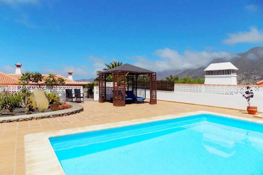 Pool, Casa Gamez, Ferienhaus La Palma Aridanetal