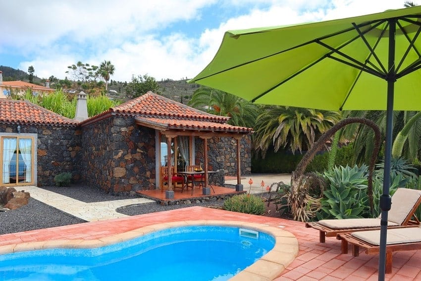 Pool, Casa Las Gemelas, Ferienhaus La Palma mit Pool
