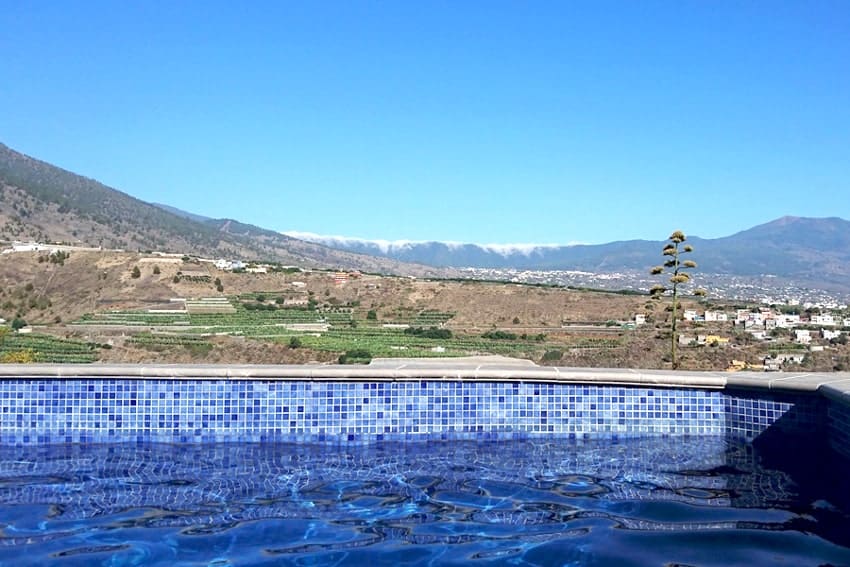 Pool, Casa Vista Caldera, Ferienhaus La Palma mit Pool
