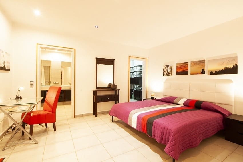 Bedroom, Casa San Borondon, Luxury Holiday Home La Palma
