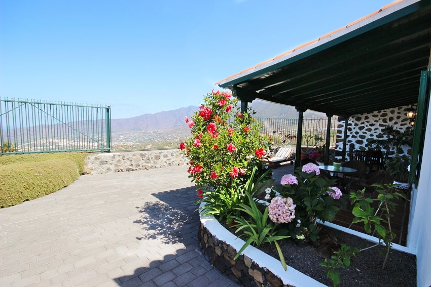 Terrasse, Casa Gamez, Ferienhaus La Palma Aridanetal