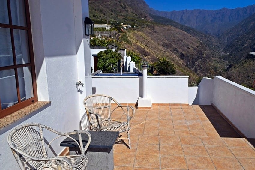 Terrace, Casa Vista Caldera, Country House La Palma
