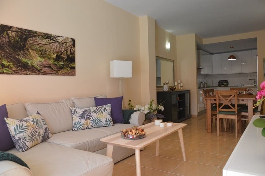 Living Area, Apartment Miramar 2, Apartment La Gomera