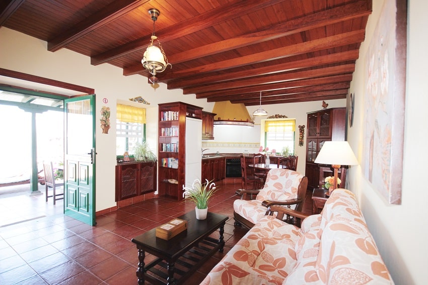 Living Area, Casa Gamez, Holiday Cottage La Palma